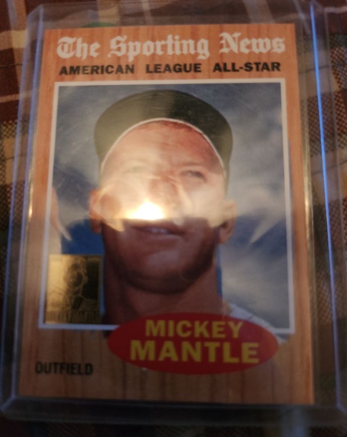 1996 Topps #471 Mickey Mantle The Sporting News — front