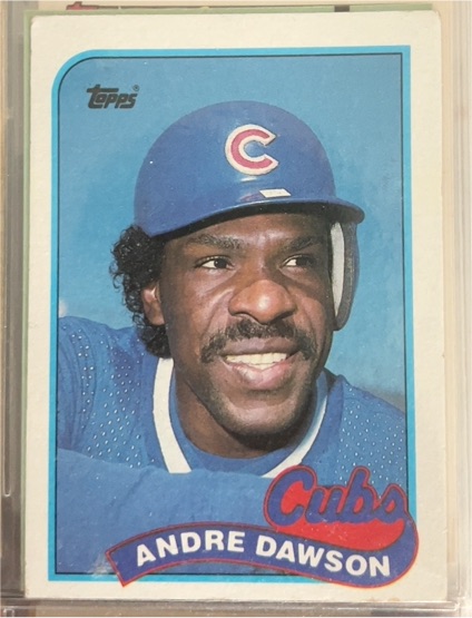 1989 Topps #10 Andre Dawson — front