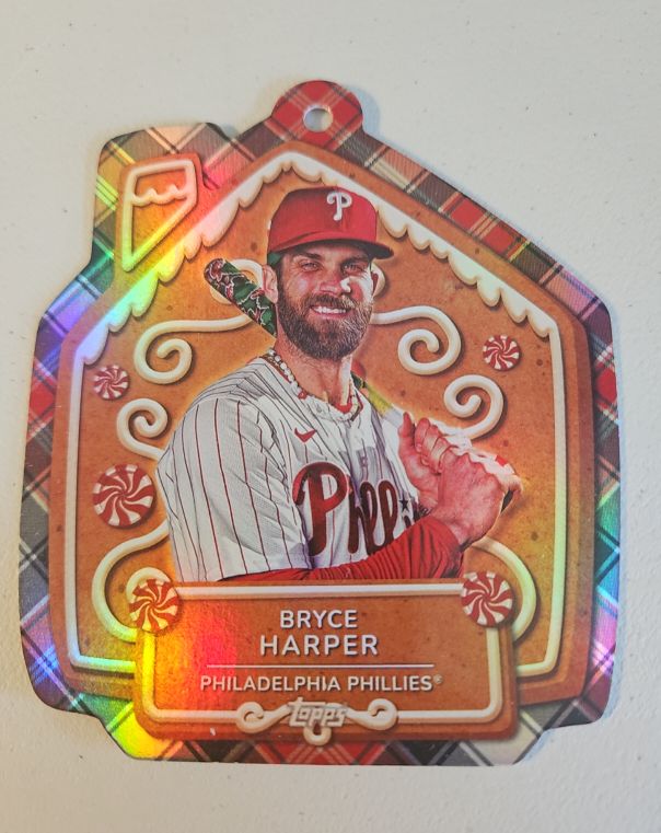 2024 Topps Holiday #MLBO-12 Bryce Harper — front