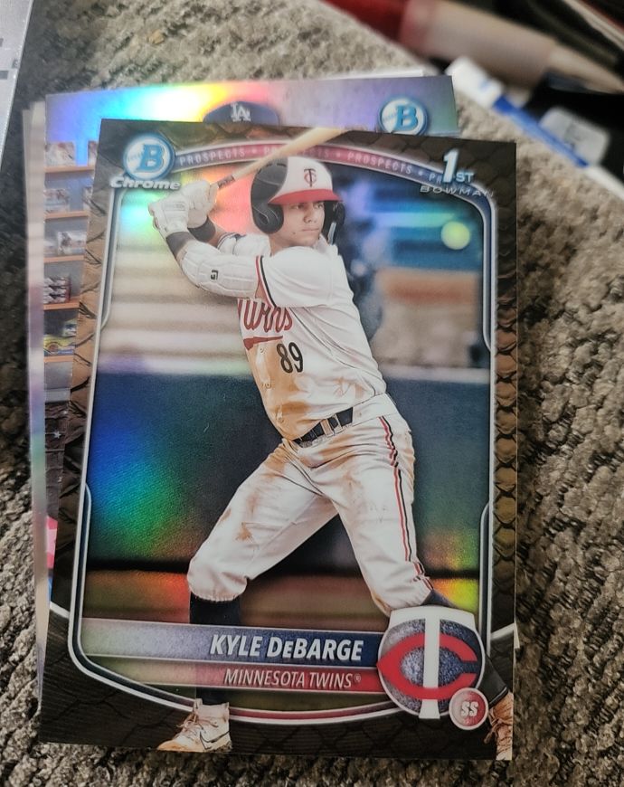 2025 Bowman Chrome #BCP-139 Kyle DeBarge — front