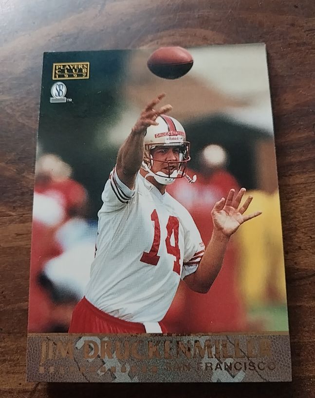 1997 Scoreboard Players Club #14 Jim Druckenmiller — front