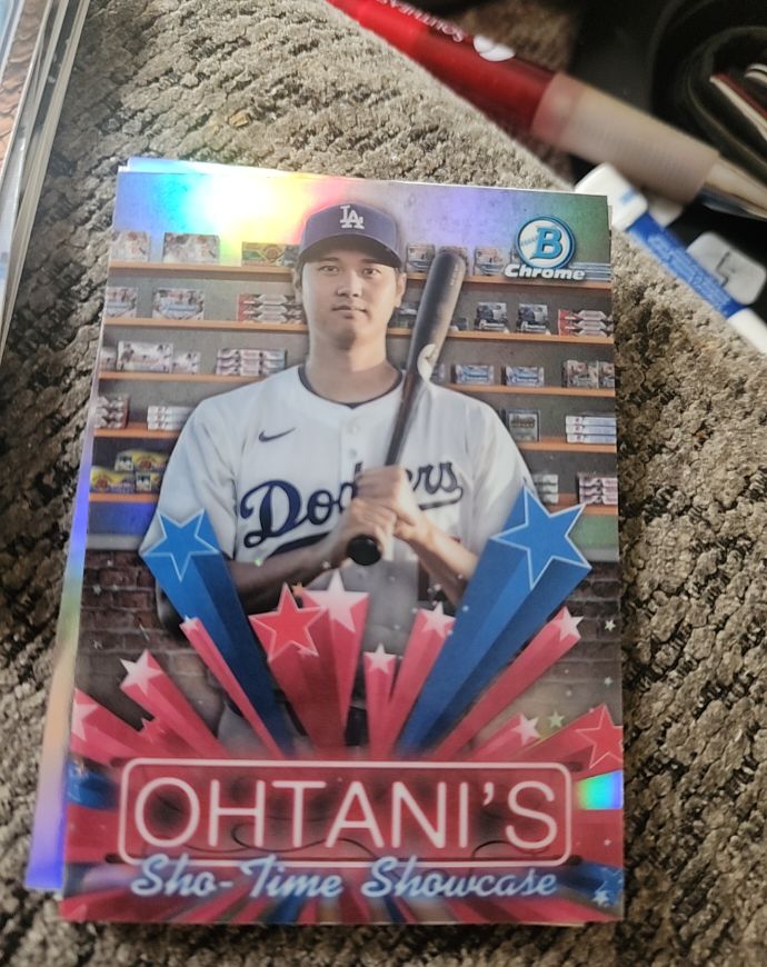 2025 Bowman Chrome #HS-4 Shohei Ohtani Ohtani's Sho-Time Showcase — front