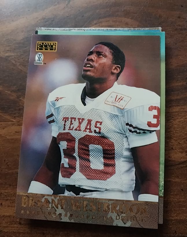 1997 Score Board Players Club #56 Bryant Westbrook — front