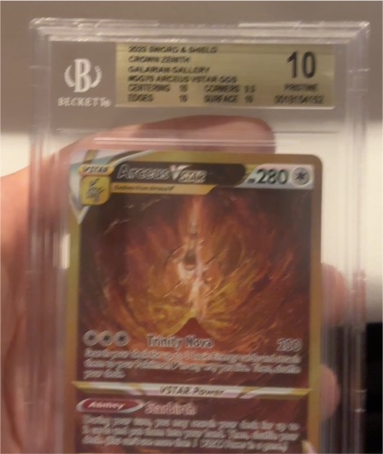 2022 Pokemon Crown Zenith #262 Arceus VSTAR — front
