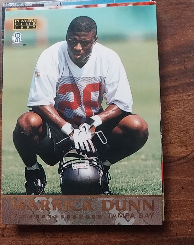 1997 Score Board Players Club #25 Warrick Dunn — front