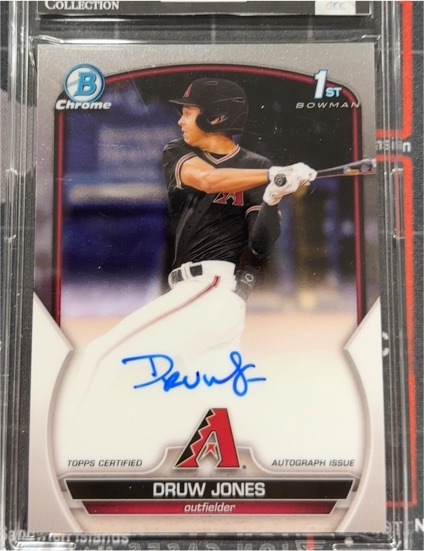 2023 Bowman Chrome #CPA-DJ Druw Jones — front