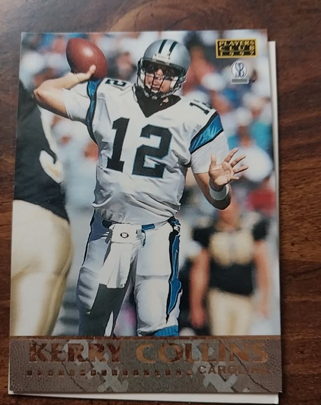1997 Score Board Players Club #46 Kerry Collins — front