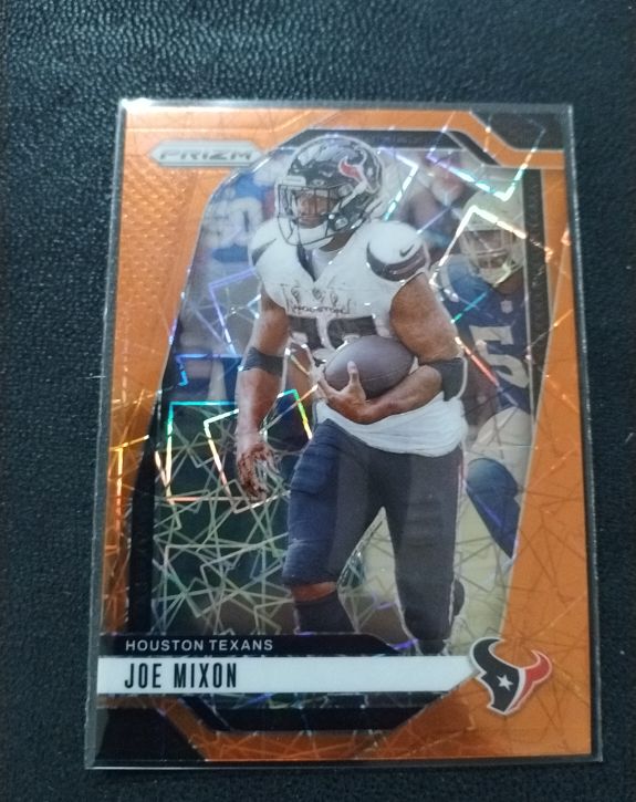 2024 Panini Prizm Orange Lazer Prizm Joe Mixon — front