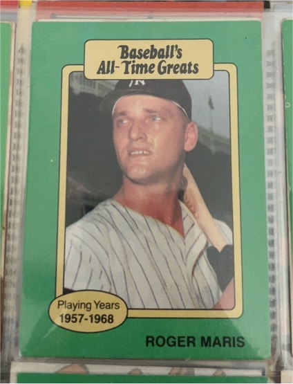 1987 Hygrade Baseball's All-Time Greats #NNO Roger Maris — front