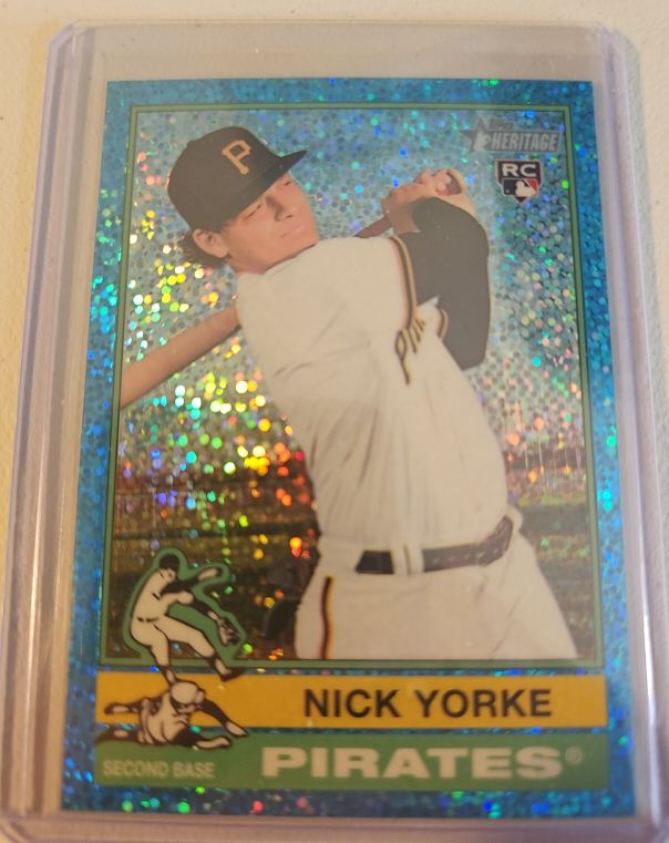 2025 Topps Heritage Chrome #80 Nick Yorke — front