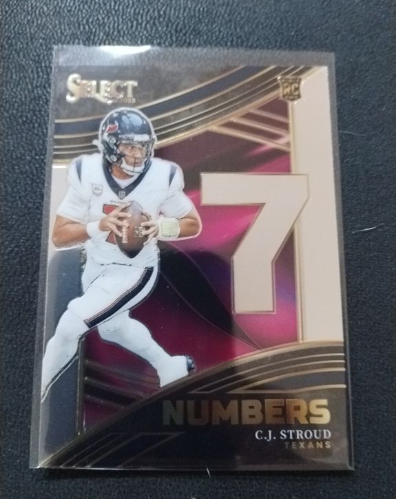2023 Panini Select Numbers #NMB-CST C.J. Stroud — front