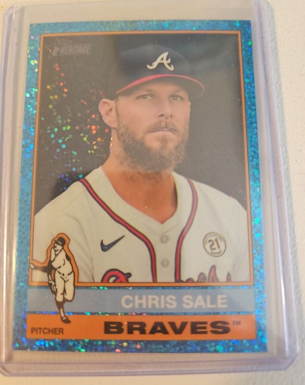 2025 Topps Heritage #257 Chris Sale — front
