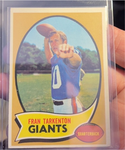 1970 Topps #80 Fran Tarkenton — front