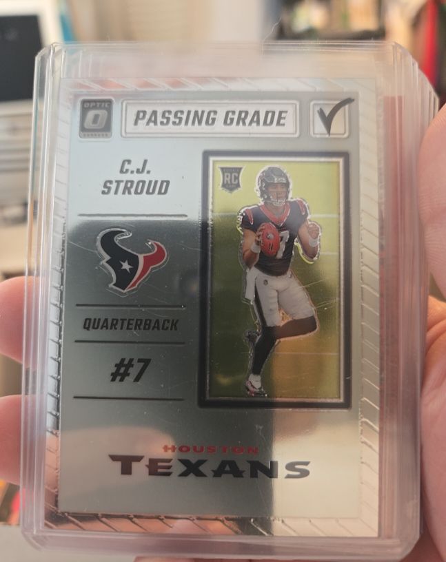 2023 Panini Donruss Optic #PG-CS C.J. Stroud Passing Grade Rookie — front