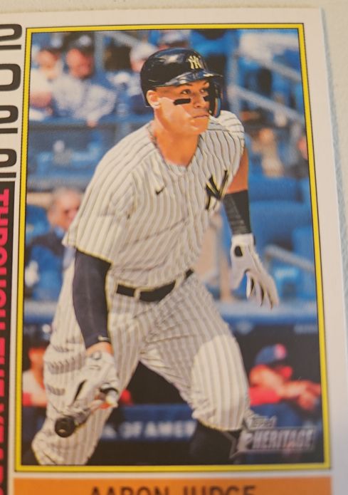 2020 Topps Heritage #100 Aaron Judge — front