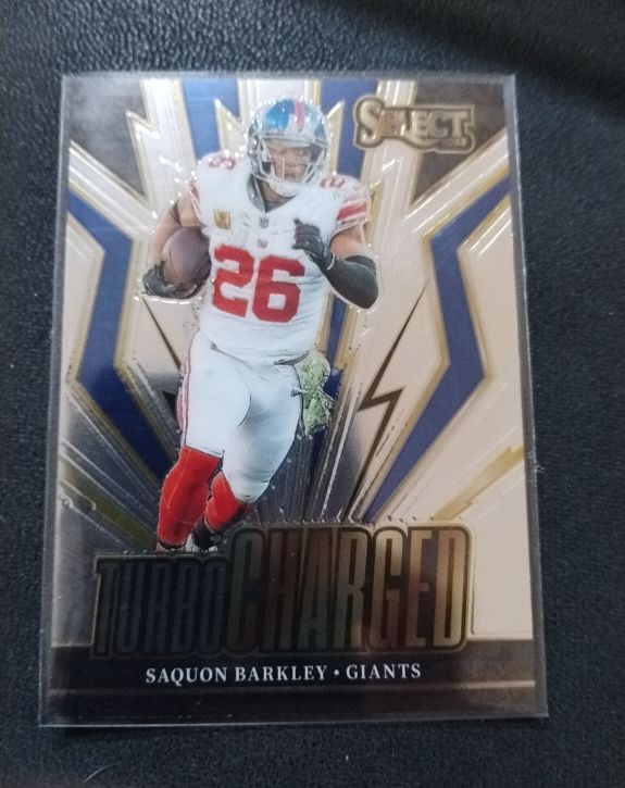 2023 Panini Select #TUR-SBA Saquon Barkley Turbocharged — front