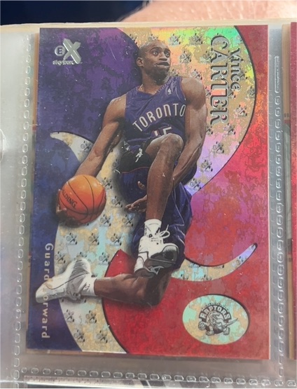 2000 Skybox E-X #16 Vince Carter — front