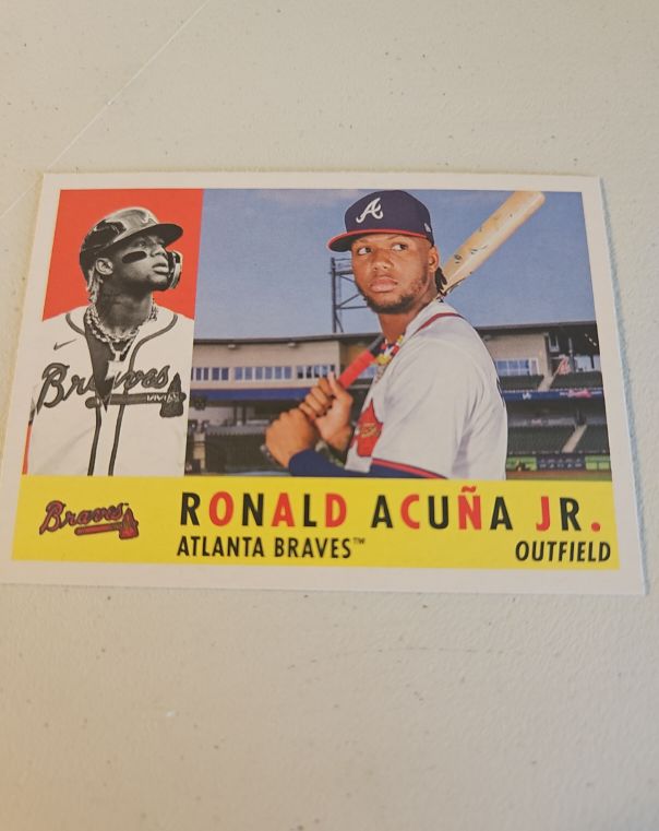 2025 Topps Heritage #H25-9 Ronald Acuña Jr. 25th Anniversary — front