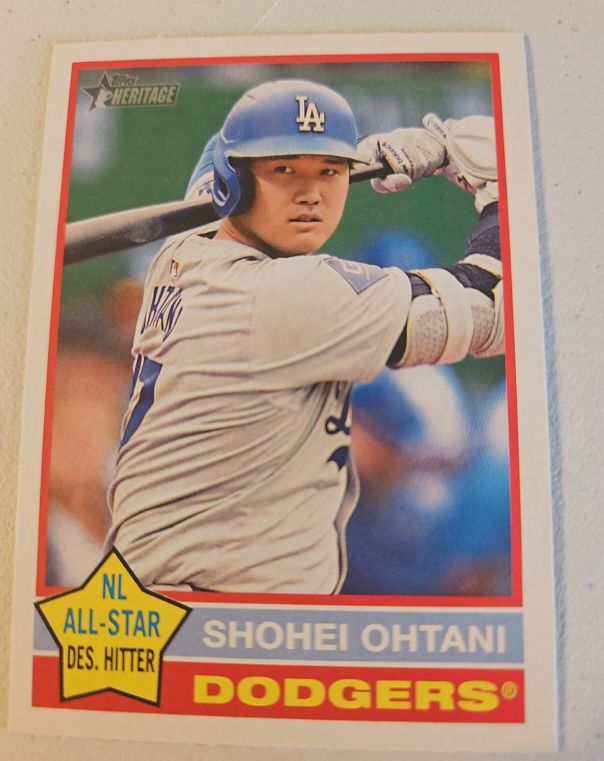 2025 Topps Heritage #148 Shohei Ohtani — front