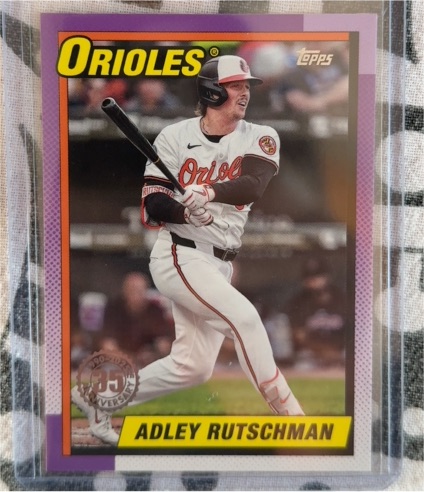 2025 Topps Series 1 1990 Topps 35th Anniversary #T90-53 Adley Rutschman — front