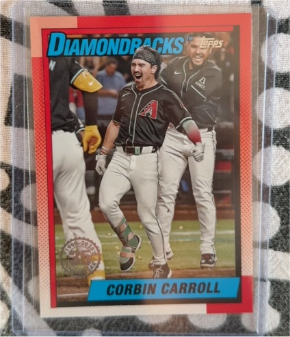 2025 Topps Series 1 1990 35th Anniversary #T90-45 Corbin Carroll — front