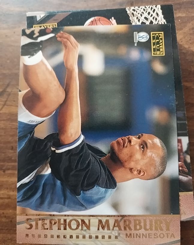 1997 Score Board Players Club #PC-13 Stephon Marbury — front