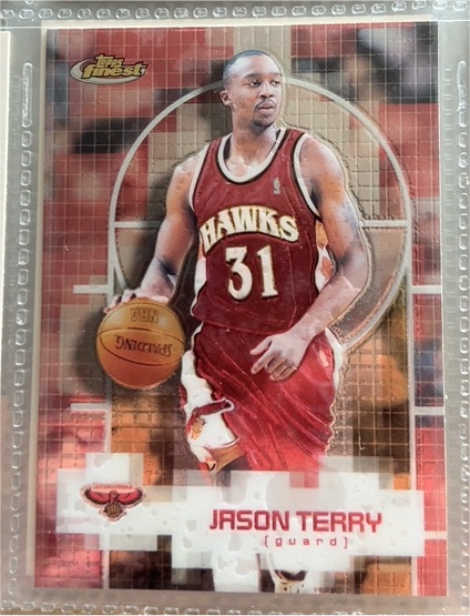 2000-01 Topps Finest #114 Jason Terry — front
