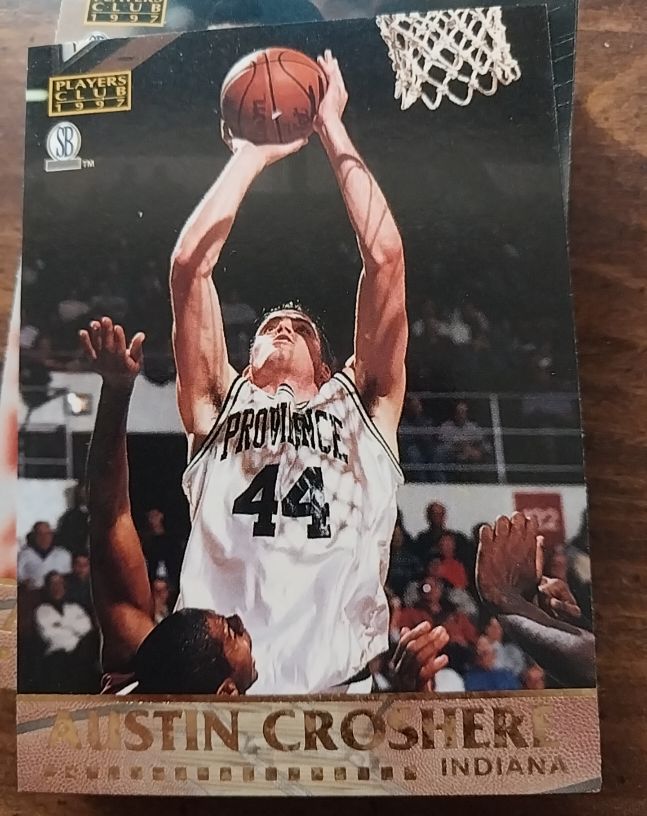 1997 Score Board Players Club #38 Austin Croshere — front