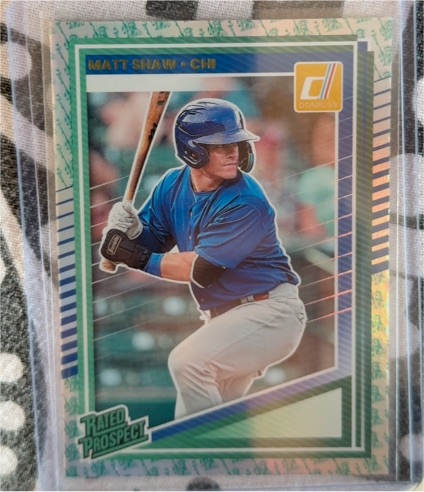 2025 Donruss #143 Matt Shaw — front