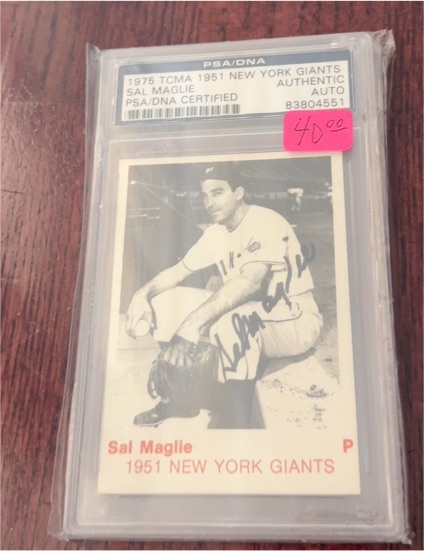 1975 TCMA #16289 Sal Maglie — front