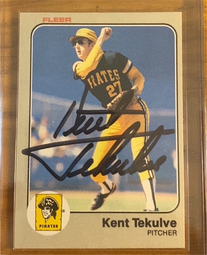 1983 Fleer #326 Kent Tekulve — front
