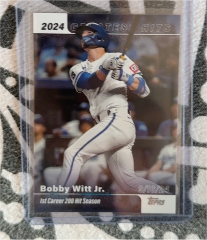 2025 Topps Series 1 #GH-6 Bobby Witt Jr. — front