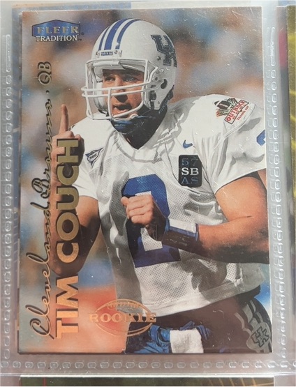 1999 Fleer Tradition #263 Tim Couch Rookie Cleveland Browns — front