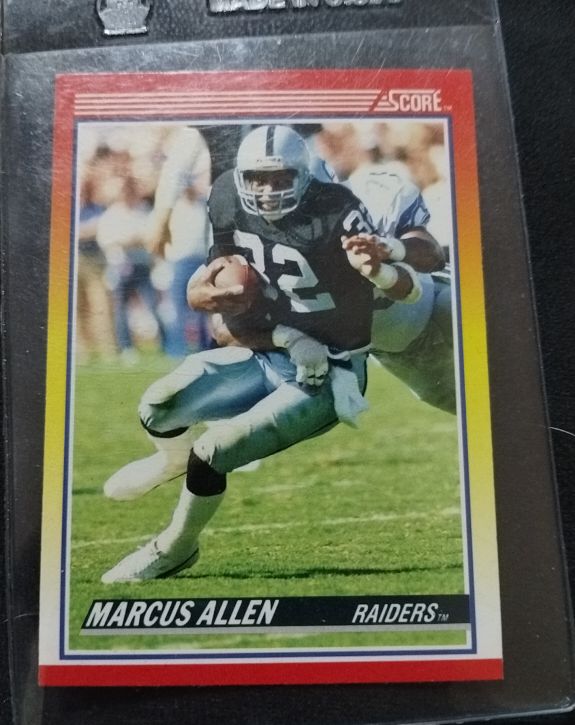 1990 Score #230 Marcus Allen — front