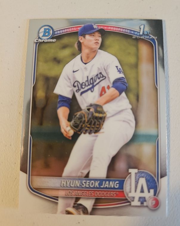 2025 Bowman Chrome #BCP-51 Hyun-Seok Jang — front