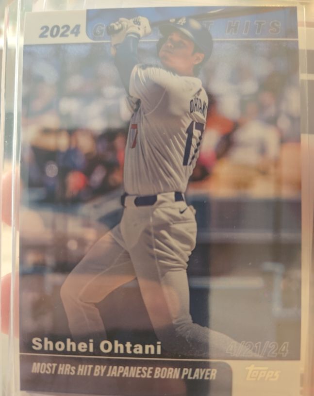 2025 Topps #GH-8 Shohei Ohtani 2024 Greatest Hits — front