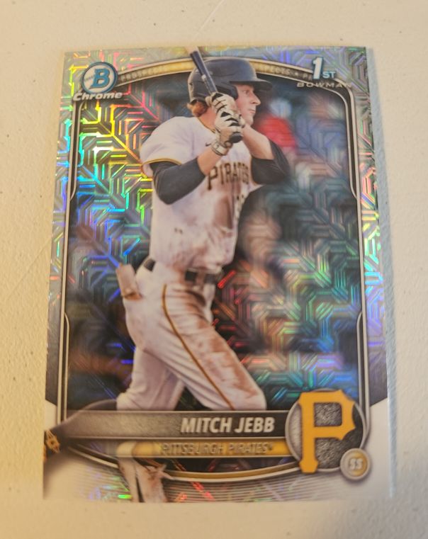 2025 Bowman Chrome #BCP-41 Mitch Jebb — front