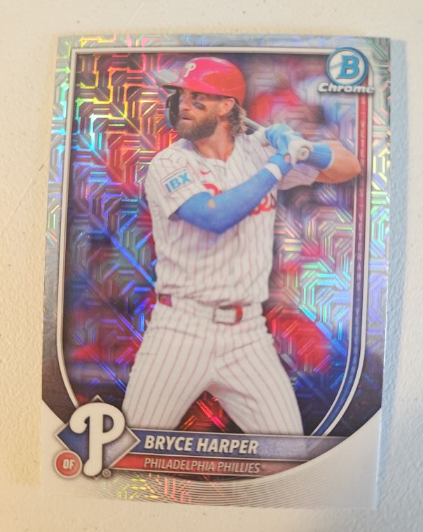 2025 Bowman Chrome #3 Bryce Harper — front