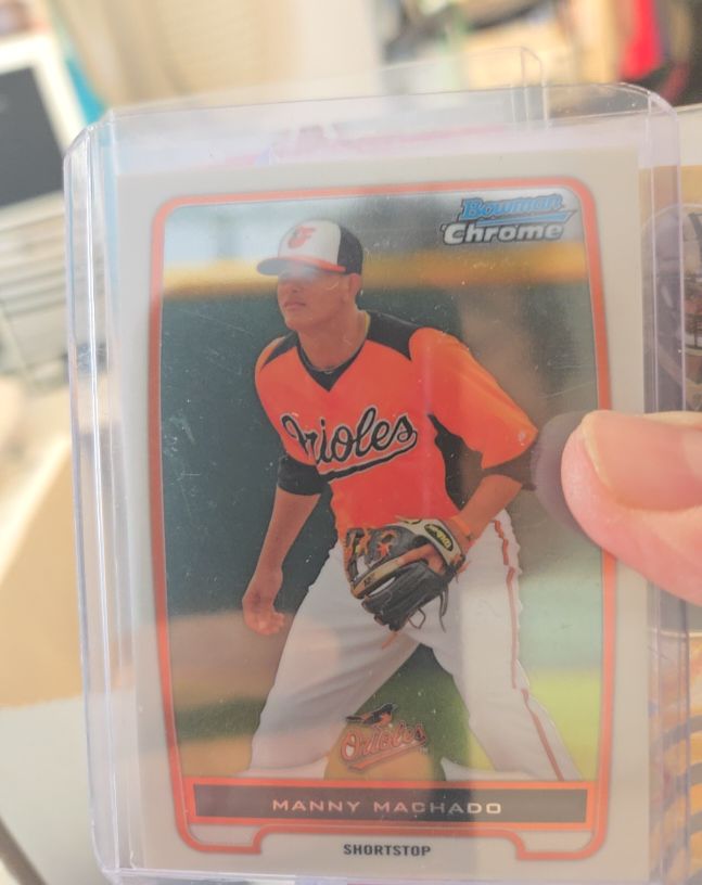 2012 Bowman Chrome Prospects #BCP217 Manny Machado — front