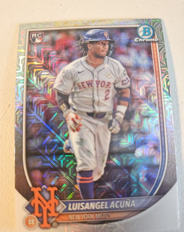 2025 Bowman Chrome #83 Luisangel Acuña — front