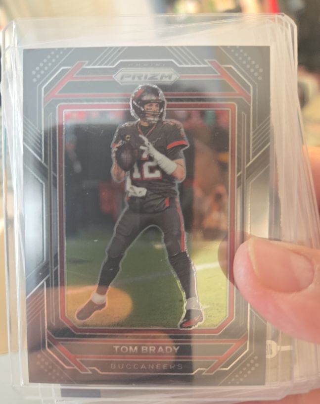 2022 Panini Chronicles Prizm Black #PB-2 Tom Brady Buccaneers — front