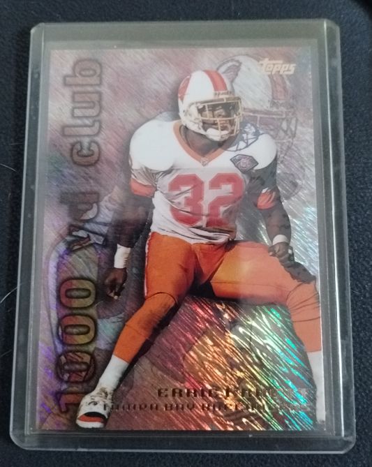 1995 Topps 1000 Yard Club #27 Errict Rhett — front