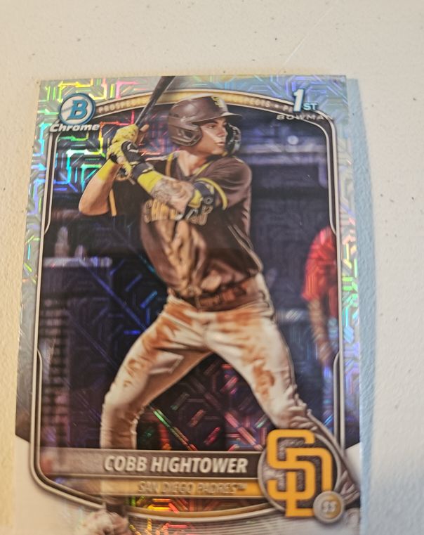 2025 Bowman Chrome #BCP-104 Cobb Hightower — front