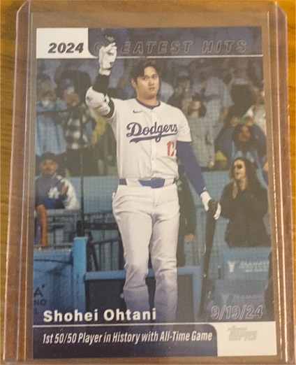 2025 Topps Series 1 #GH-25 Shohei Ohtani 2024 Greatest Hits — front