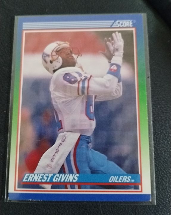 1990 Score #352 Ernest Givins — front
