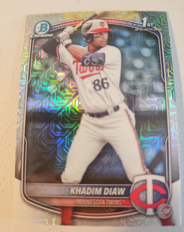 2025 Bowman Chrome #BCP-77 Khadim Diaw — front