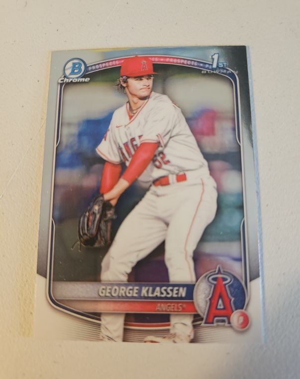 2025 Bowman Chrome #BCP-63 George Klassen — front