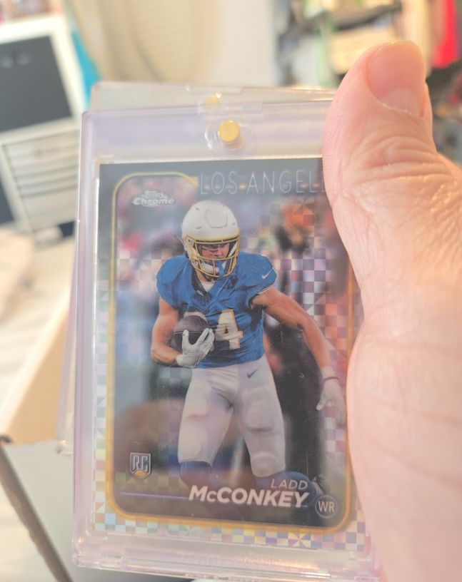 2024 Topps Chrome #212 Ladd McConkey — front