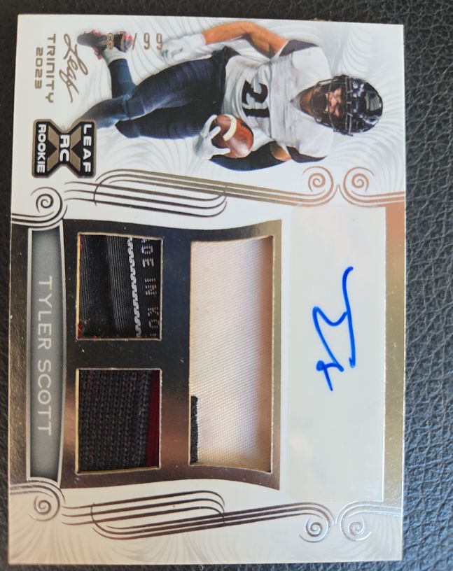 2023 Leaf Trinity #RC Tyler Scott — front