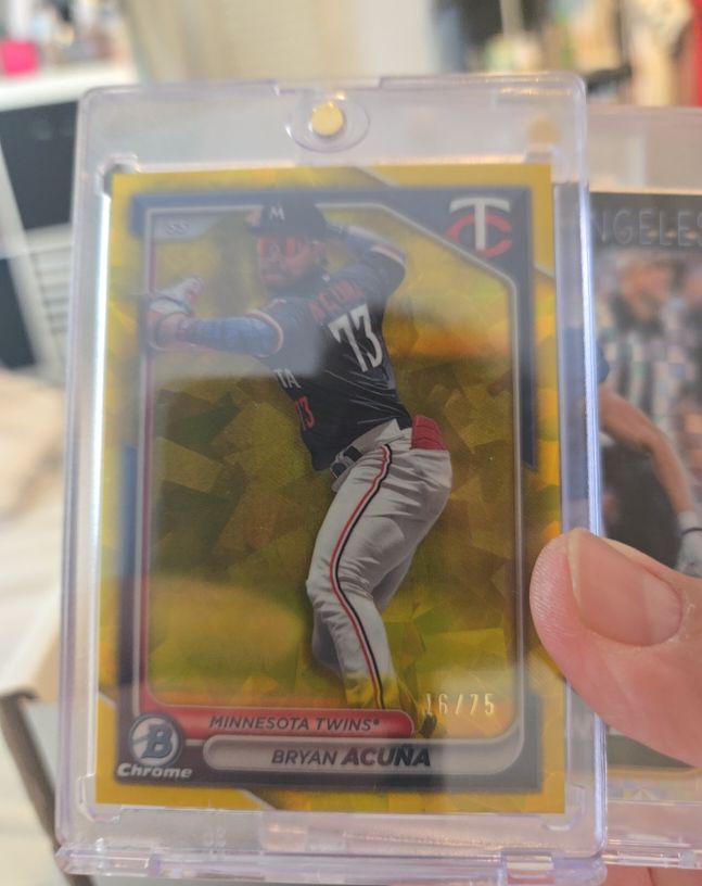 2024 Bowman Chrome Prospects #BCP-4 Bryan Acuna — front